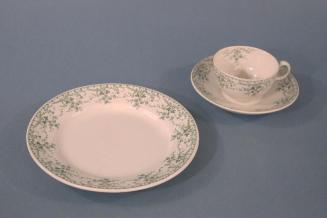 Teacup, Saucer, and Plate