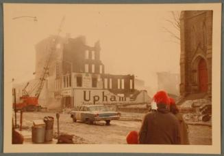 Aftermath of Fire at Upham's Department Store, Meriden