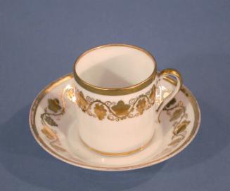 Coffee cup 1945.1.1397.1 and coffee cup saucer 1945.1.1397.16