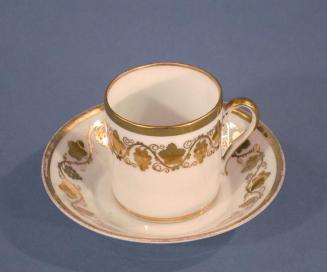 Coffee cup 1945.1.1397.1 and coffee cup saucer 1945.1.1397.16