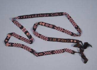 Beaded Ribbon Watch Chain