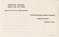 Gift of the Smith-Worthington Saddlery Co., 2021.22.16, Connecticut Historical Society, Copyrig ...