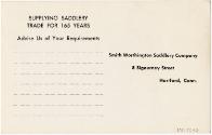 Gift of the Smith-Worthington Saddlery Co., 2021.22.16, Connecticut Historical Society, Copyrig ...