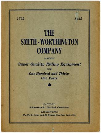 Gift of the Smith-Worthington Saddlery Co., 2021.22.17, Connecticut Historical Society, No Know ...