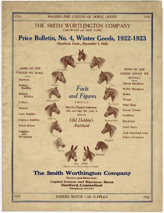 Gift of the Smith-Worthington Saddlery Co., 2021.22.25, Connecticut Historical Society, No Know ...