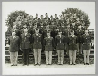 John Moore Kelso Davis (1908-2002) with a Group at Fort Dix, New Jersey