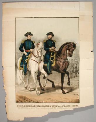 Brig. Generals Nathaniel Lyon and Franz Sigel.