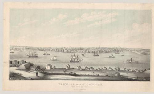 View of New London. From Fort Griswold.