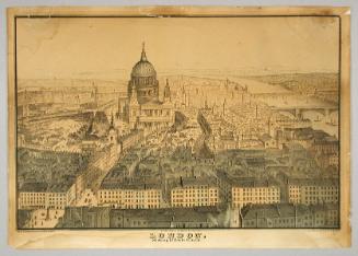 London, Showing St. Pauls Church.