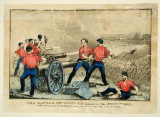 The Battle of Malvern Hills, Va. July 1st. 1862.
