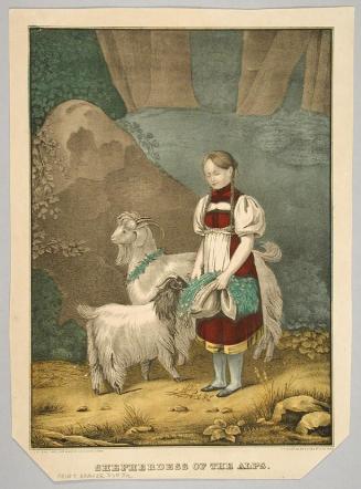 Shepherdess of the Alps.