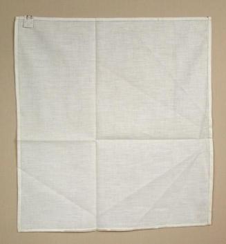 Man's Handkerchief and Original Sales Tag