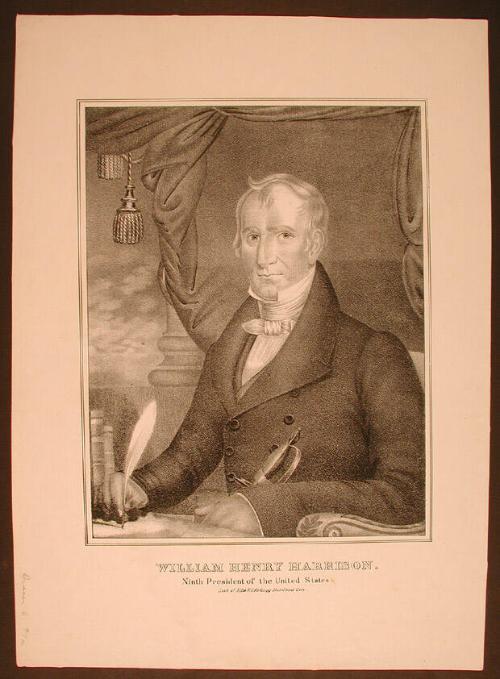 William Henry Harrison. Ninth President of the United States.