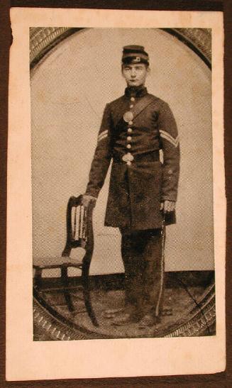 Caleb Holmes of the 10th Connecticut Regiment