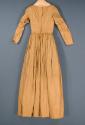 Back of dress with removable sleeves on.