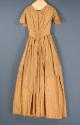 Front of dress with removable sleeves off.
