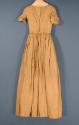 Back of dress with removable sleeves off.