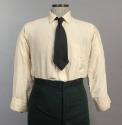 1994.176.2 (man's shirt) and Gift of Marie Peichert 1997.104.9 (man's necktie)  © 2013 The Conn…