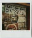 Going out of business sale sign, store window, Hartford  Gift of the Richard Welling Family,  2…
