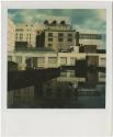 G. Fox & Co. sign and tops of surrounding buildings from rooftop, Hartford  Gift of the Richard…
