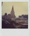 Travelers Tower, with Municipal Building, Hartford Public Library in foreground, Gift of the Ri…