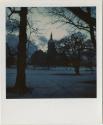 Bushnell Park and the Capitol Building at dusk, in winter, Gift of the Richard Welling Family, …
