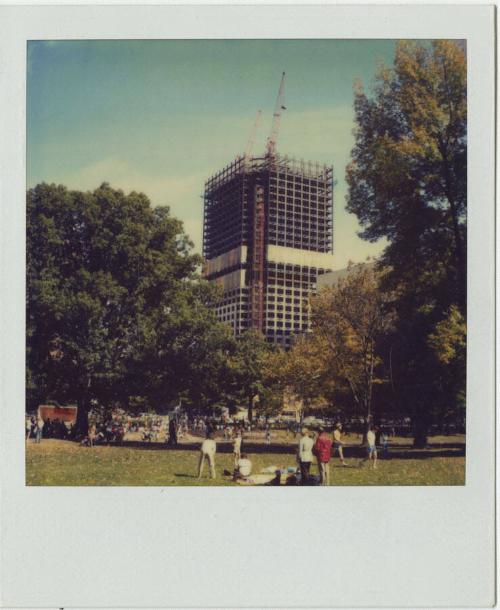 CityPlace construction from Bushnell Park, Gift of the Richard Welling Family, 2012.284.249  © …