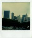Part of Central Park in the foreground, with Central Park South and other buildings in the back…