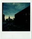 Union Place at night, looking south toward the State Capitol, Union Station at the right, Gift …