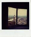 Looking south at Connecticut River, Travelers Tower, Gold Building, Gift of the Richard Welling…
