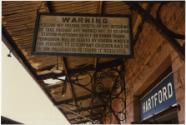 Sign at Union Station, Hartford. Gift of the Richard Welling Family, 2012.284.1642  © 2014 The …