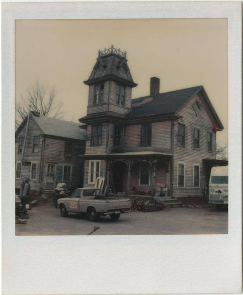 Wooden building with mansard roof tower.  Gift of the Richard Welling Family, 2012.284.599  © 2…