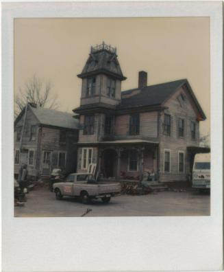 Wooden building with mansard roof tower.  Gift of the Richard Welling Family, 2012.284.599  © 2…