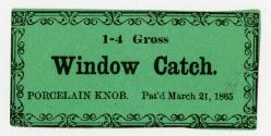 1-4 Gross Window Catch, 1975.90.5.7 © 2015 The Connecticut Historical Society