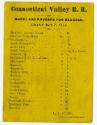 Connecticut Valley R.R., marks and  numbers for baggage, 1950.6.12 © 2015 The Connecticut Histo…