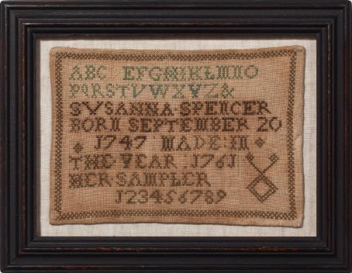 Susannah Spencer sampler