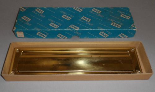 Ives Hardware brass letter box plate