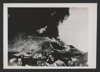 Hartford Circus Fire: Tent collapsing in flames