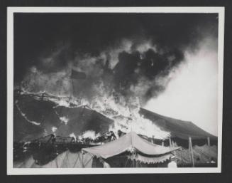 Hartford Circus Fire: Big top burning