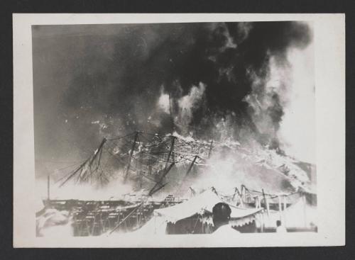 Hartford Circus Fire: Tent Fully Engulfed in Flames
