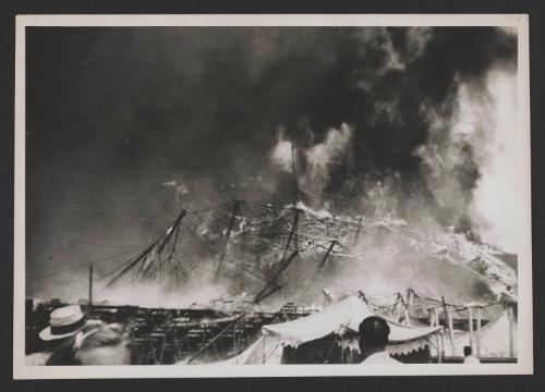 Hartford Circus Fire: Tent Fully Engulfed in Flames