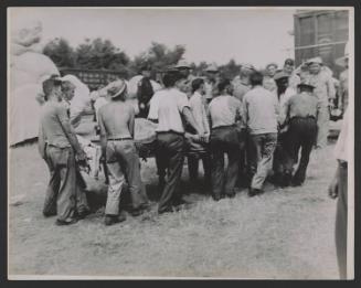 Hartford Circus Fire: Men Carrying Debris or Victims
