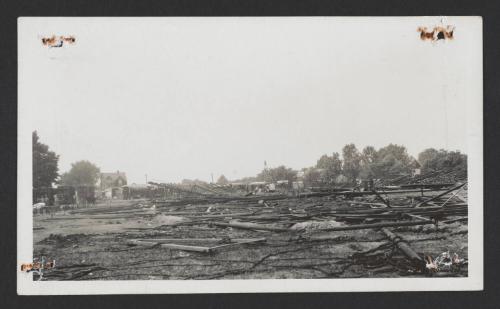 Hartford Circus Fire: Poles, Ropes, and Debris