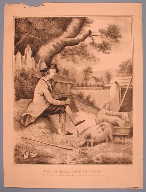 The Prodigal Son in Misery.
