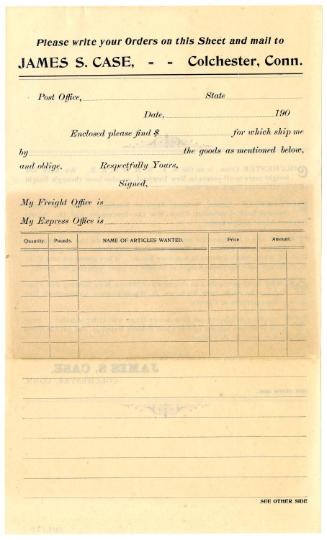 Connecticut Historical Society collection, 2019.1.25, Connecticut Historical Society, No Known …