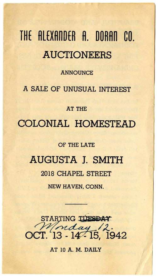 Connecticut Historical Society collection, 2019.1.38, Connecticut Historical Society, No Known …