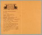 Chats Noirs invitation in the CHS Library collection