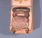 Decoration stamped on metal