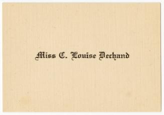 Gift of Paul Blair in memory of Louise Dechand Blair, 2017.64.1, Connecticut Historical Society…