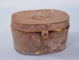 Case while closed, with epaulets inside